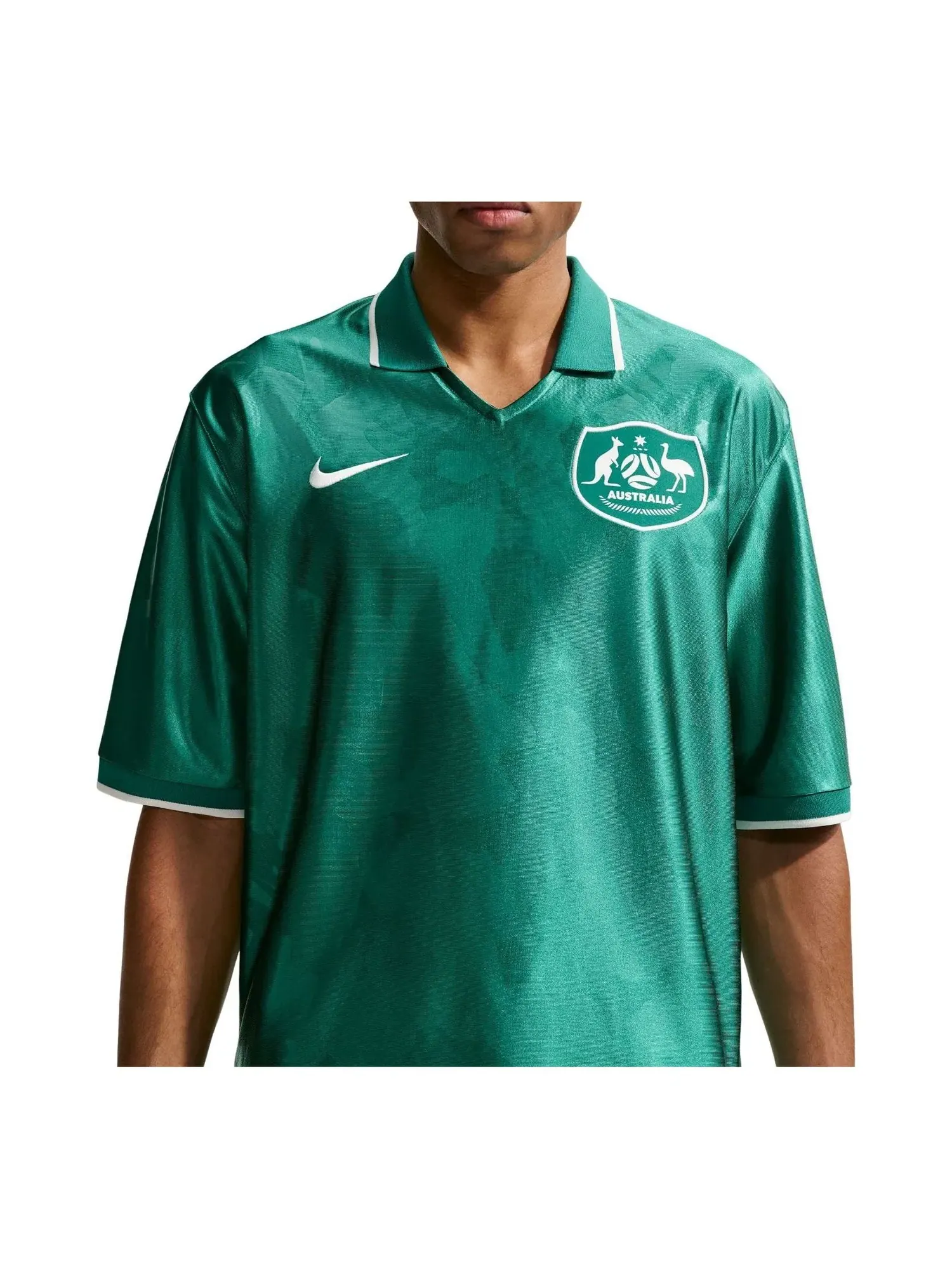 Мужская футболка Nike Dri-FIT с принтом Australia Energy модель Mystic Green Sail — изображение 3 из 3, зеленый