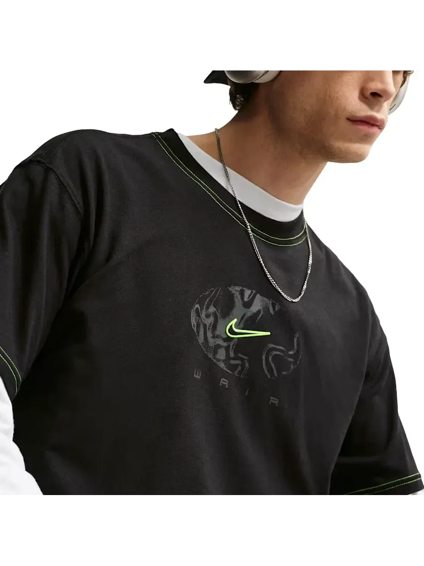 Мужская футболка с коротким рукавом Nike SB T-Shirt — изображение 2 из 5, черный