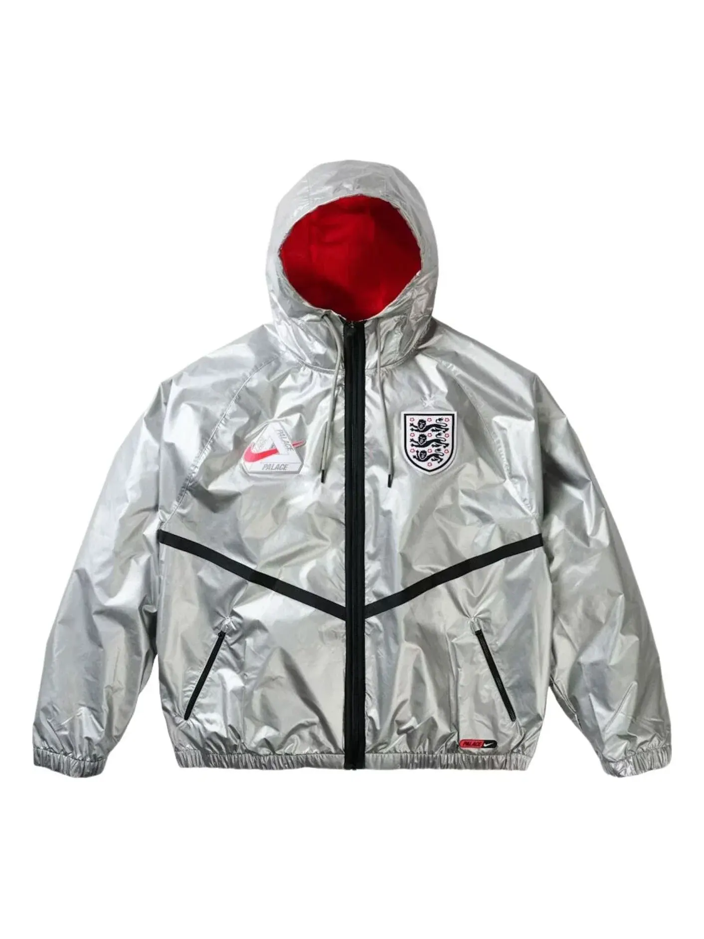 Мужская куртка с принтом Nike x Palace x England Cryoshot Dri-Fit Academy Anthem — изображение 1 из 2, серебряный