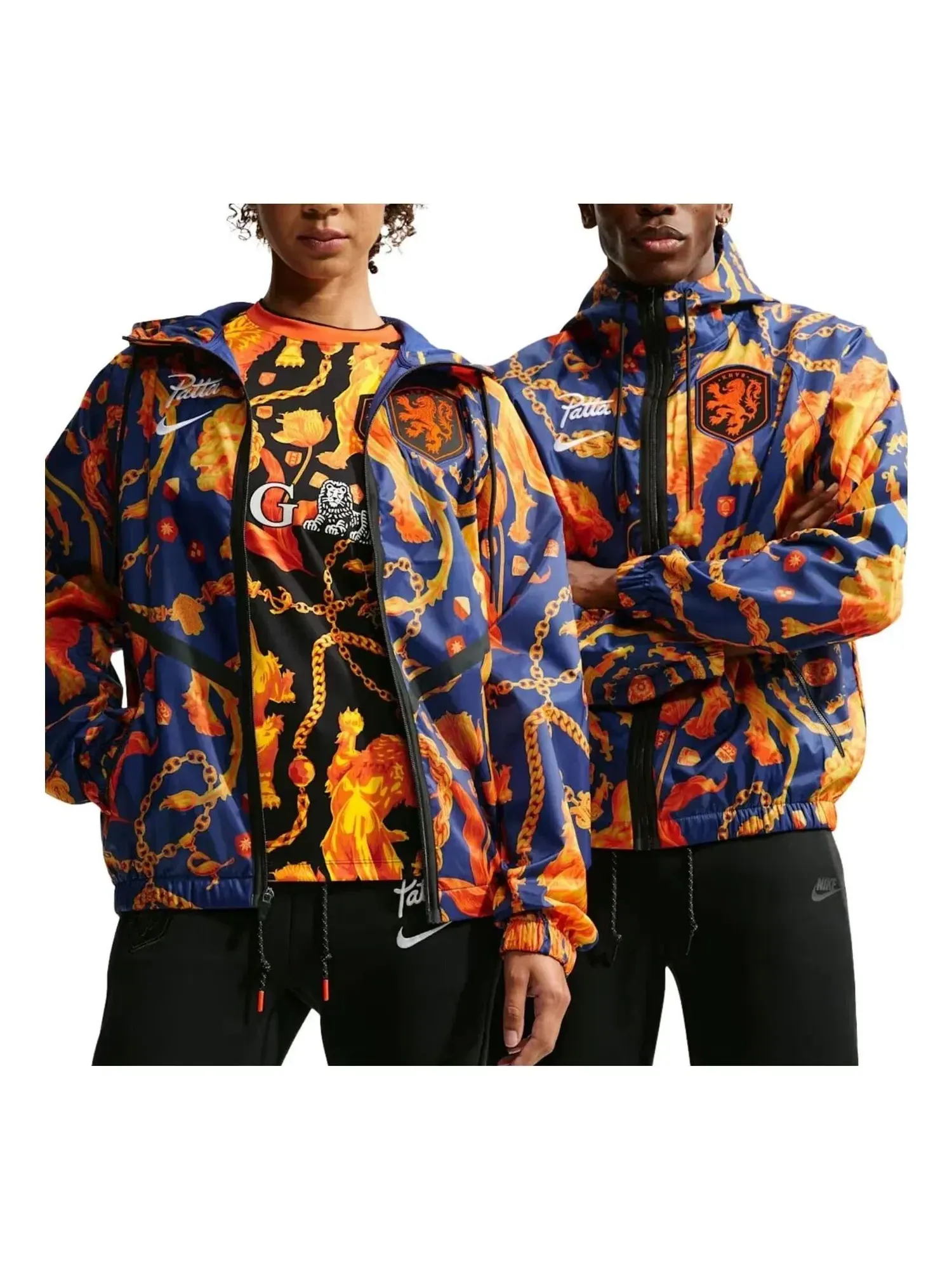 Мужская куртка с длинным рукавом Nike x Netherlands x Patta Cryoshot Anthem Jacket — изображение 1 из 4, мульти