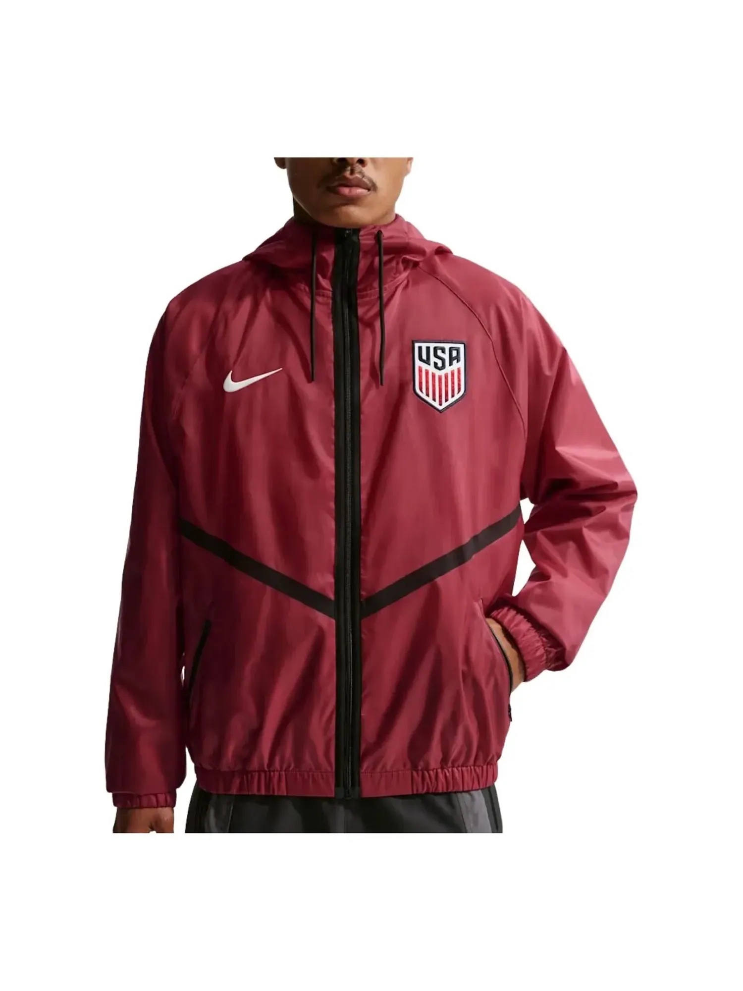 Куртка Nike USMNT Anthem Jacket 'Team Red Sail' — изображение 1 из 2, красный