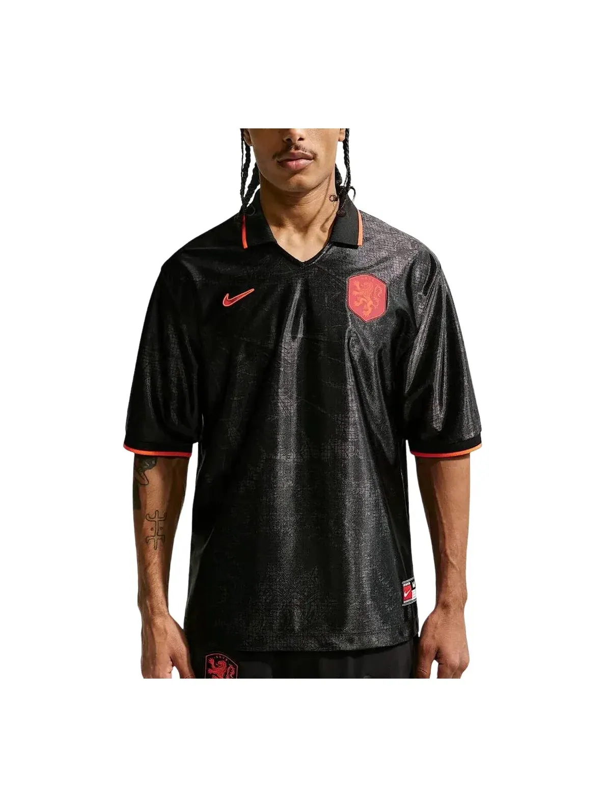 Мужская футболка Dri-FIT с принтом Nike Netherlands Energy — изображение 1 из 4, черный
