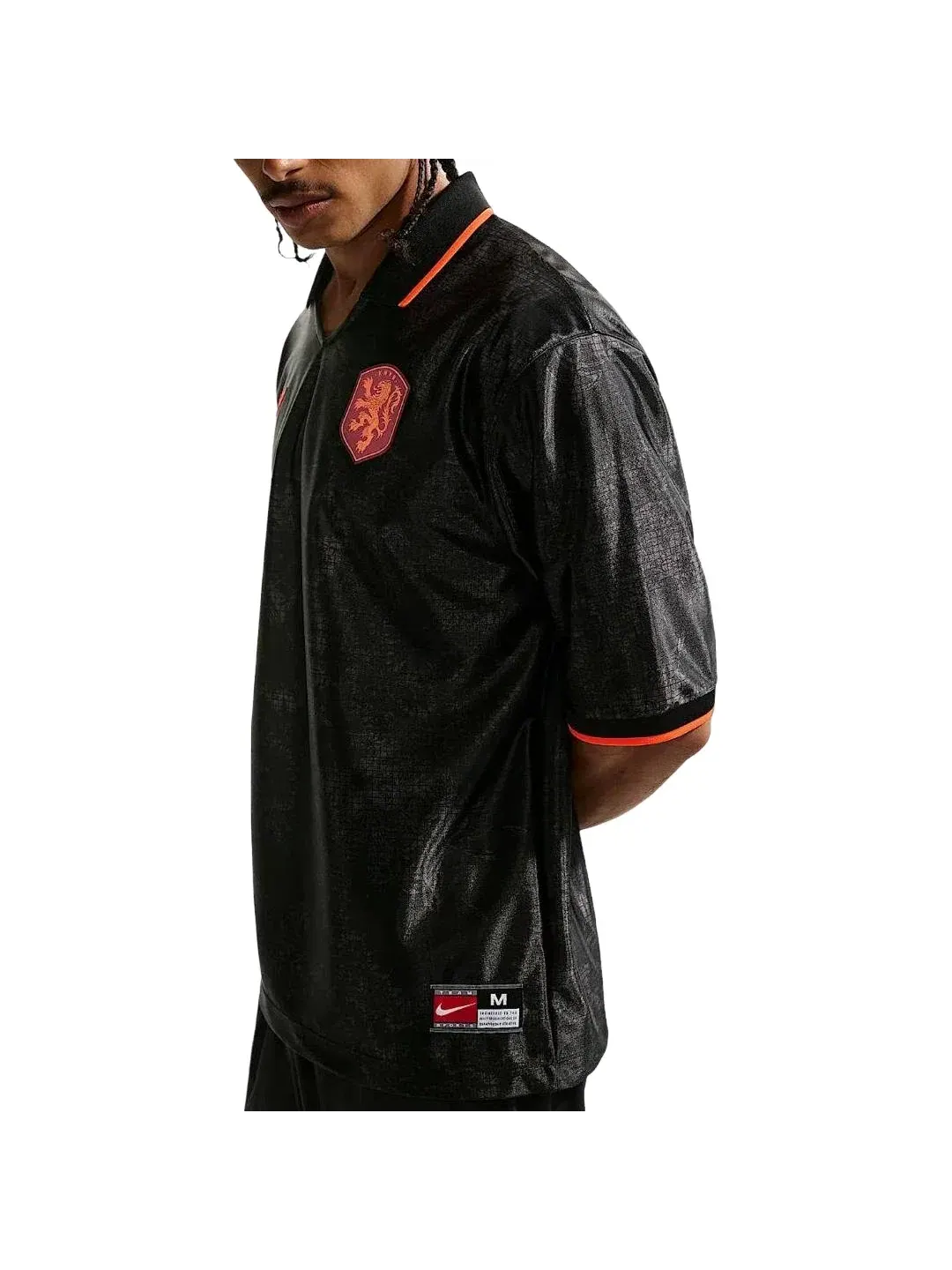 Мужская футболка Dri-FIT с принтом Nike Netherlands Energy — изображение 2 из 4, черный