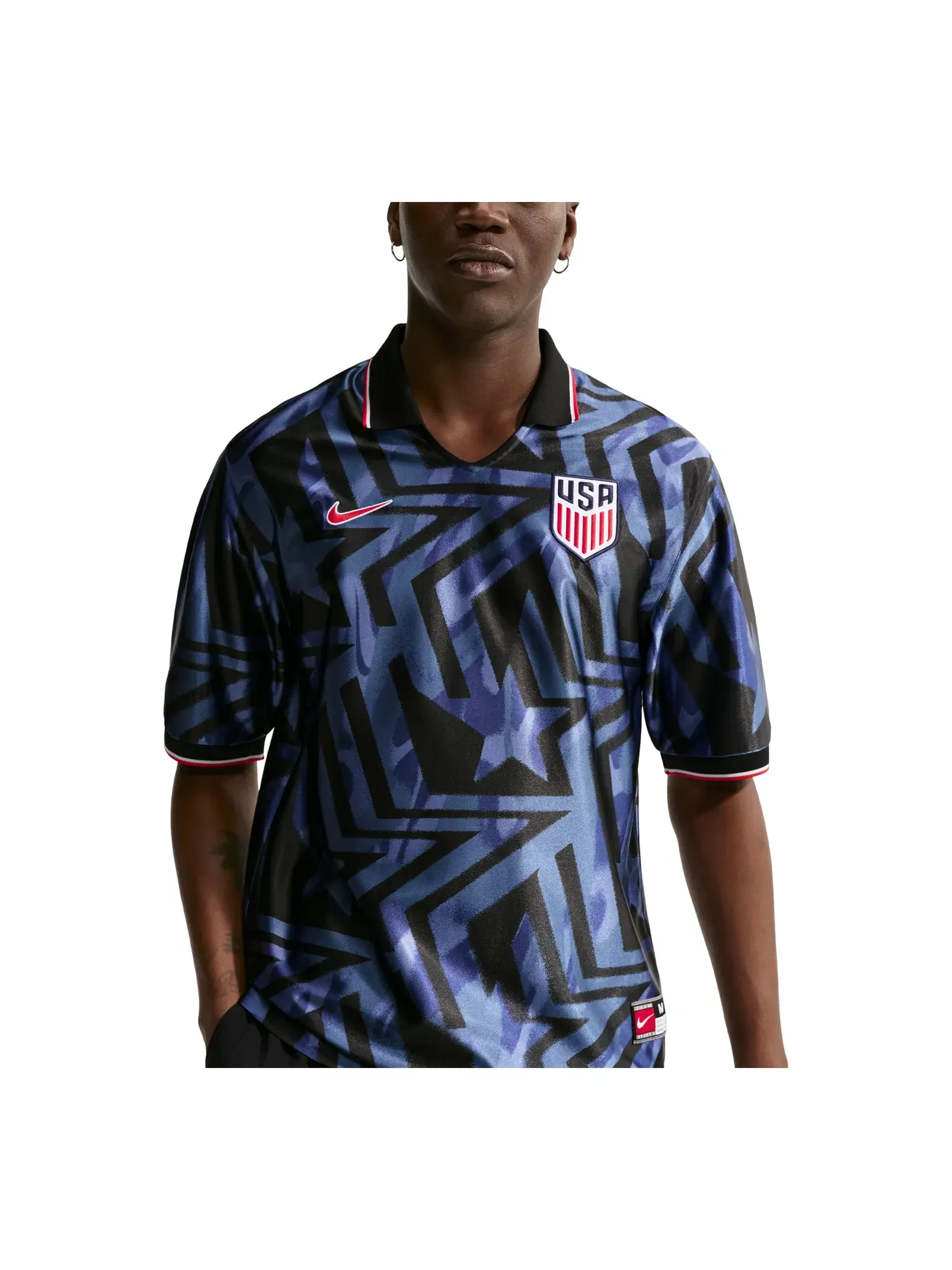 Мужская футболка Dri-FIT с принтом Nike USMNT Energy — изображение 1 из 3, темно-синий