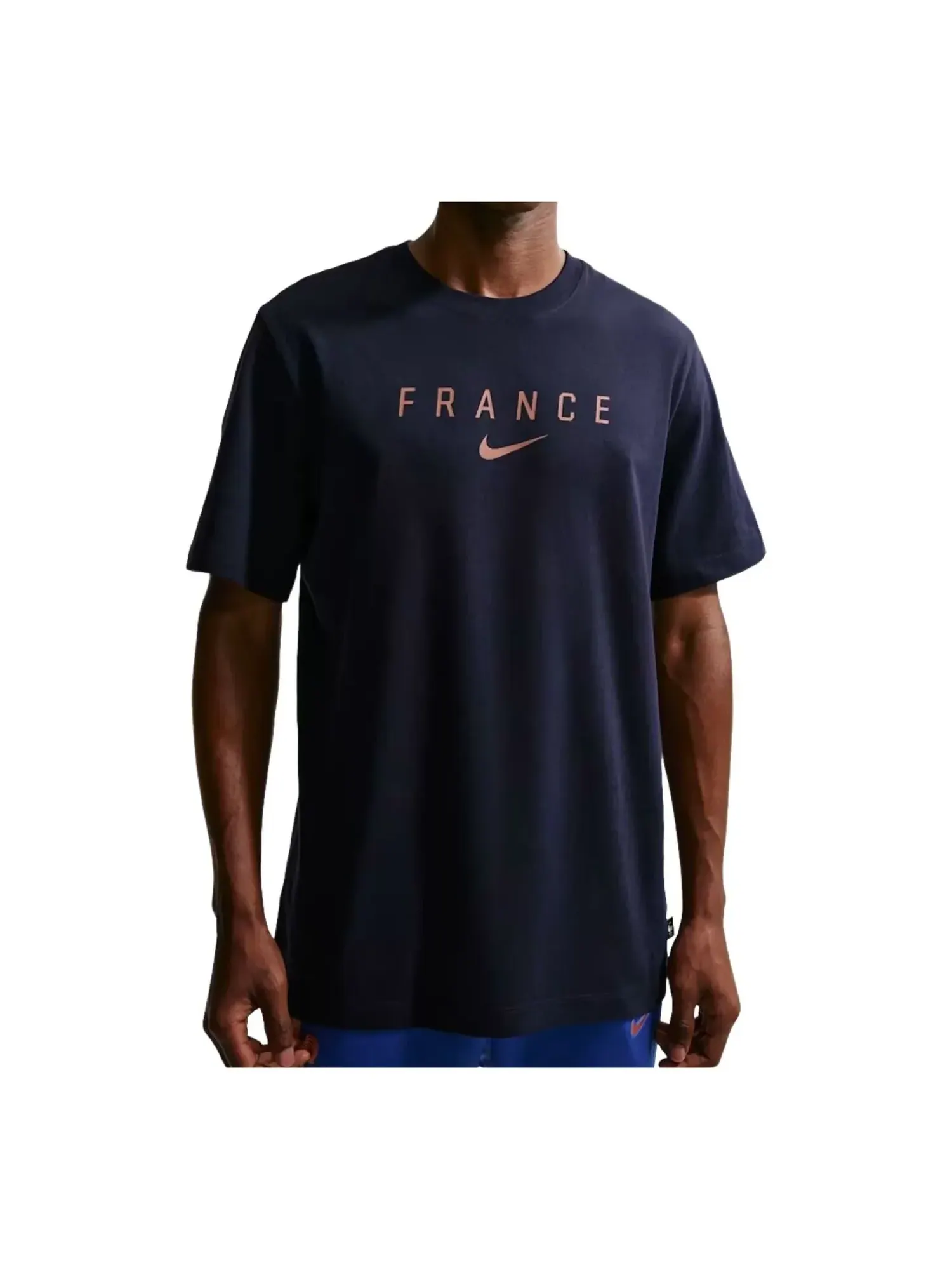 Футболка Nike FFF 'Blackened Blue' — изображение 1 из 2, синий