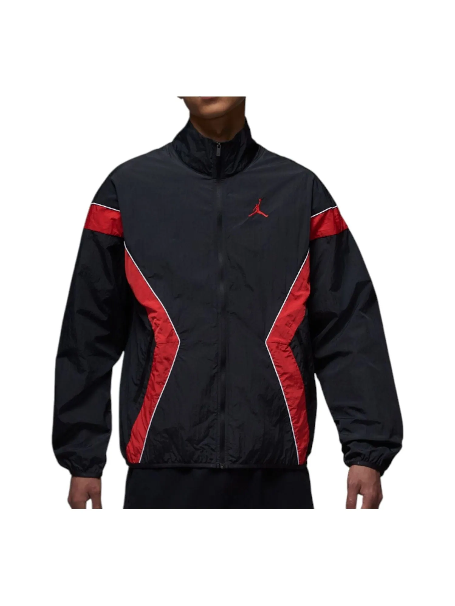 Куртка Air Jordan Brooklyn Draft Jacket 'Black Gym Red' — изображение 1 из 5, черный