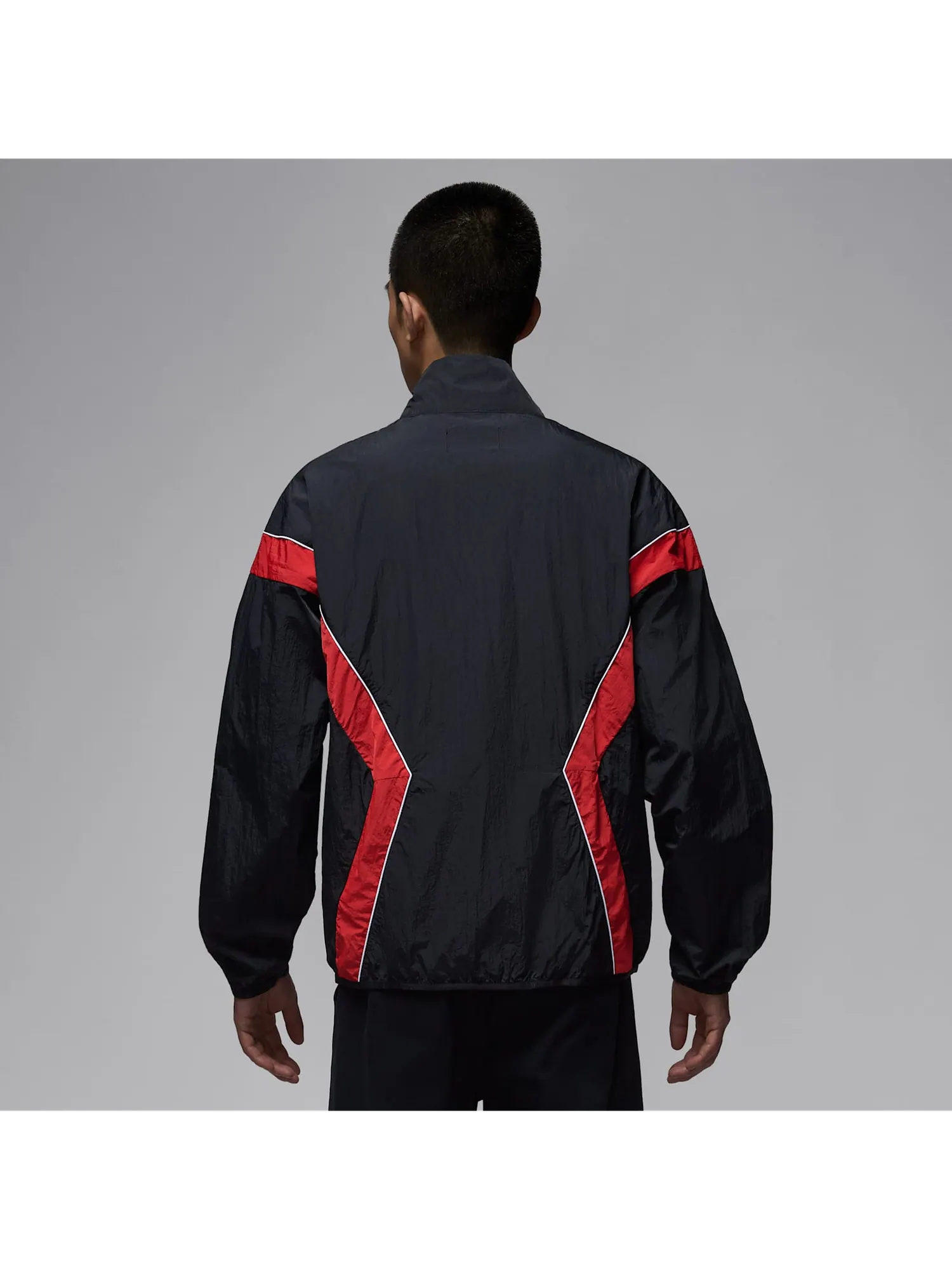 Куртка Air Jordan Brooklyn Draft Jacket 'Black Gym Red' — изображение 5 из 5, черный