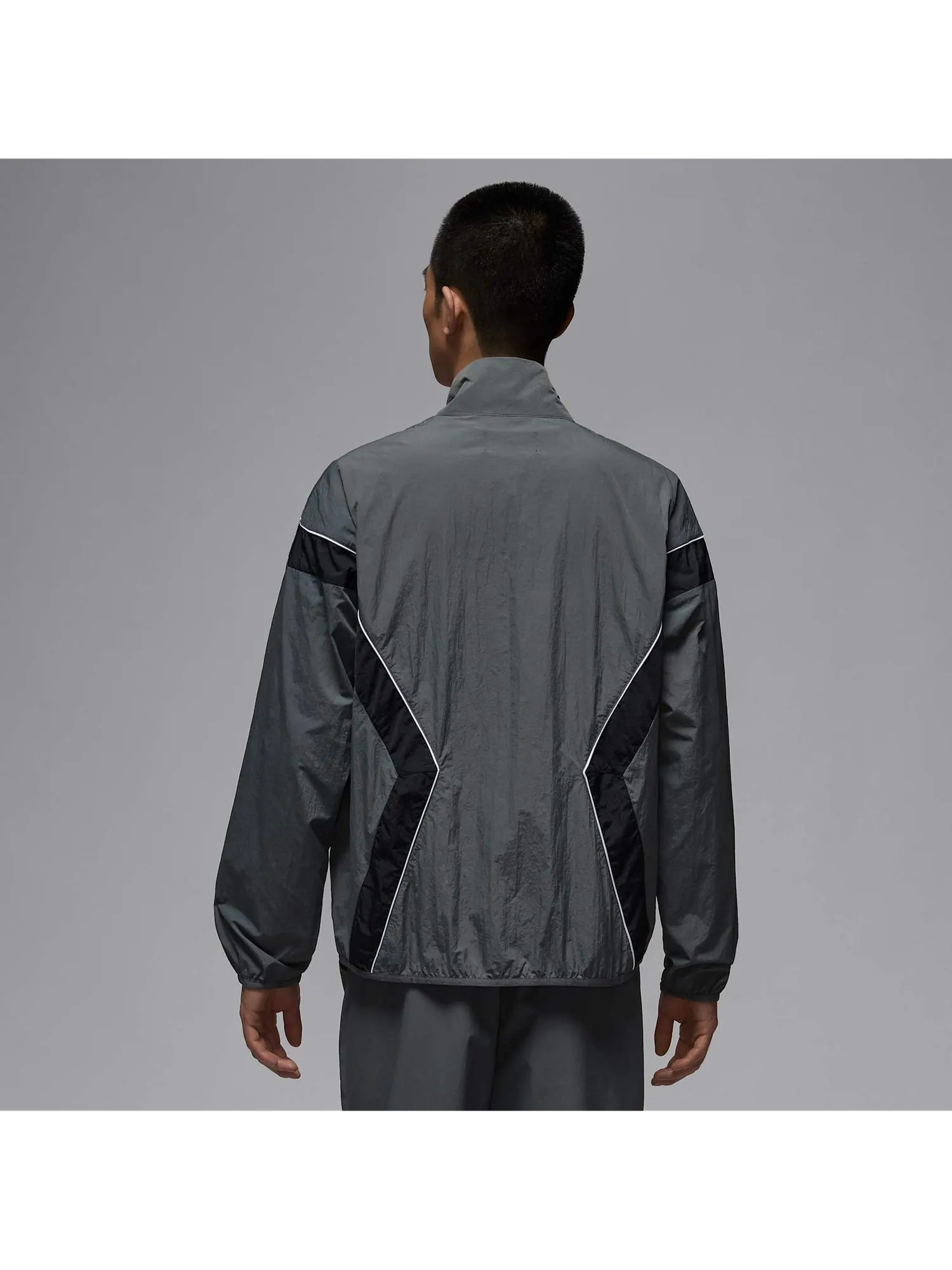 Куртка Air Jordan Brooklyn Draft Jacket 'Iron Grey Black' — изображение 5 из 5, серый