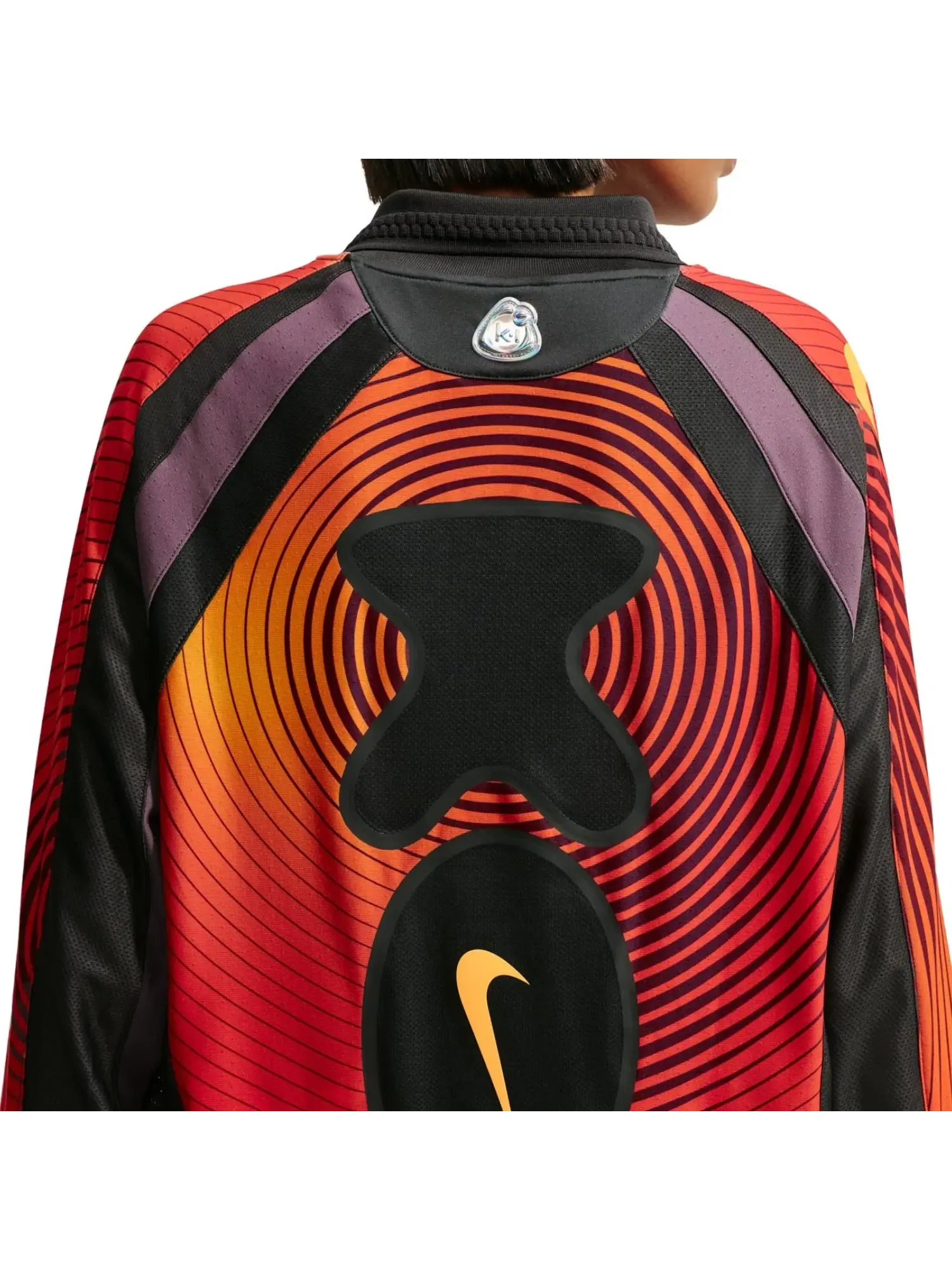 Мужская джерси Nike x KOI Baroque Brown Off Noir Laser Crimson — изображение 5 из 5, коричневый