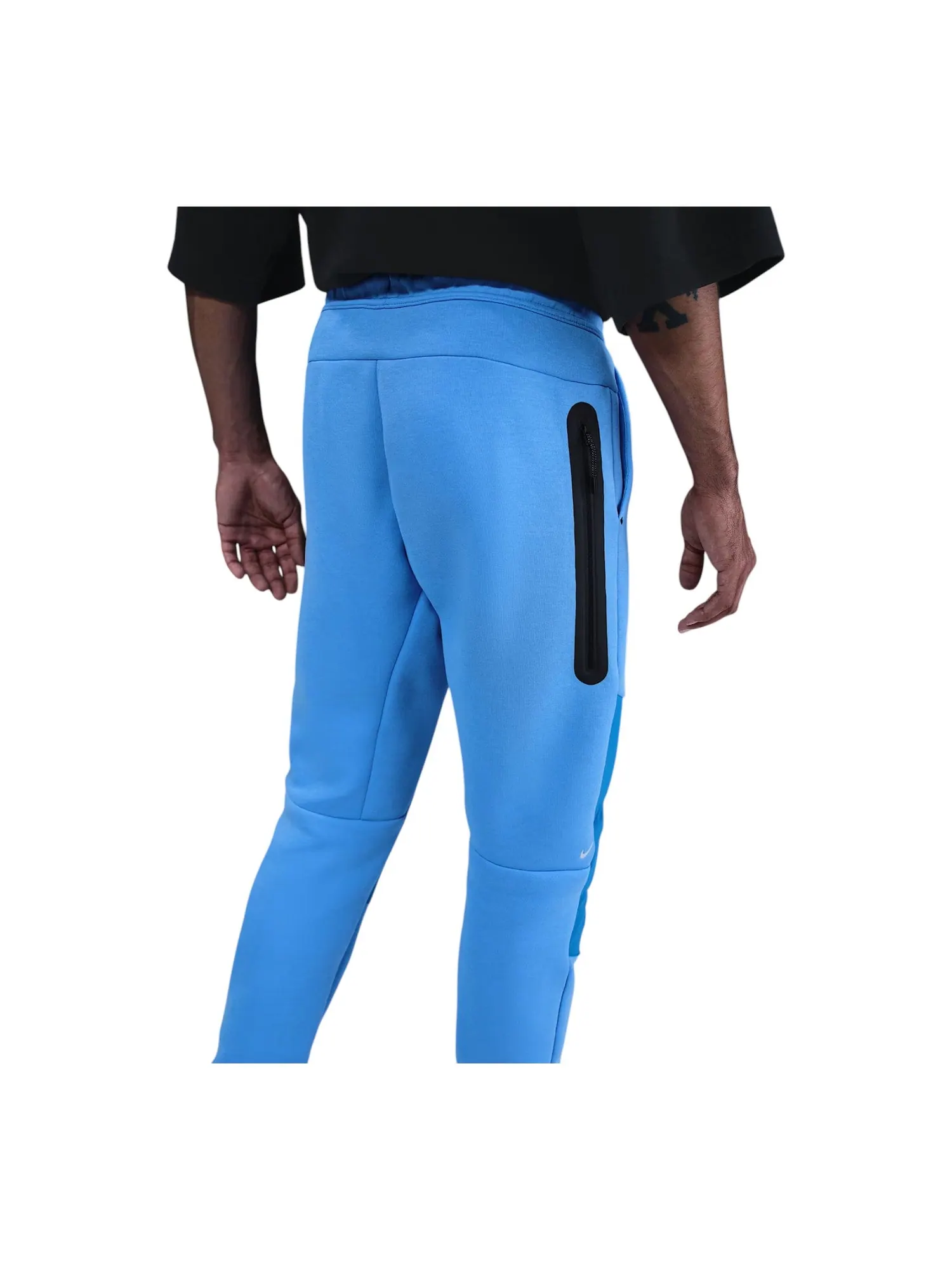 Спортивные брюки Nike Tech Fleece Joggers 'University Blue Light Photo Blue' — изображение 2 из 3, синий/светлый синий