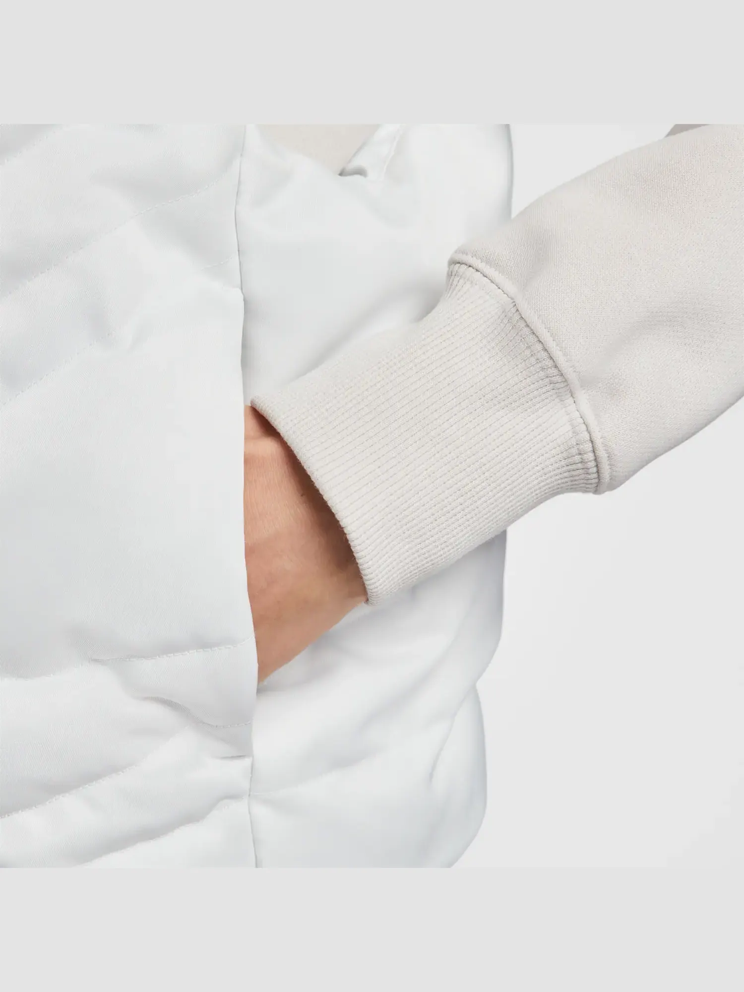 Жилет (WMNS) Nike Sportswear Swoosh Series Oversized Down Vest 'Summit White' — изображение 5 из 6, белый