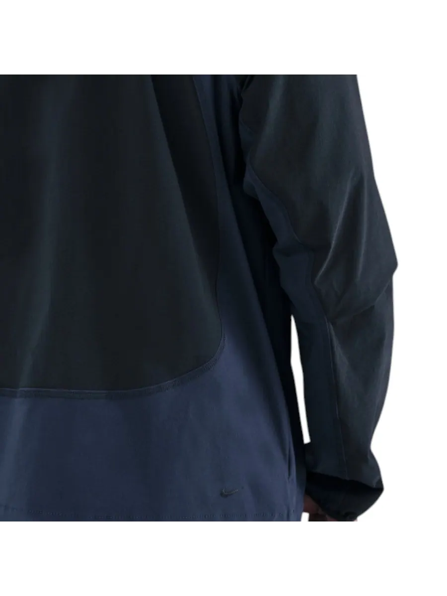 Куртка Nike Tech Woven Color-Block Loose Jacket 'Black Obsidian' — изображение 3 из 4, черный