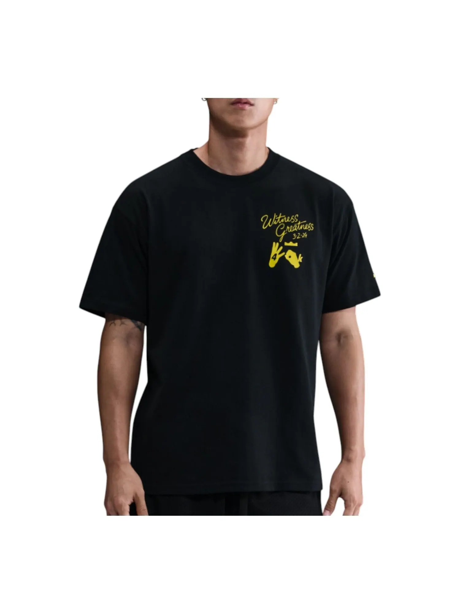 Футболка Nike LeBron Basketball T-Shirt 'Uncharted' — изображение 1 из 2, черный
