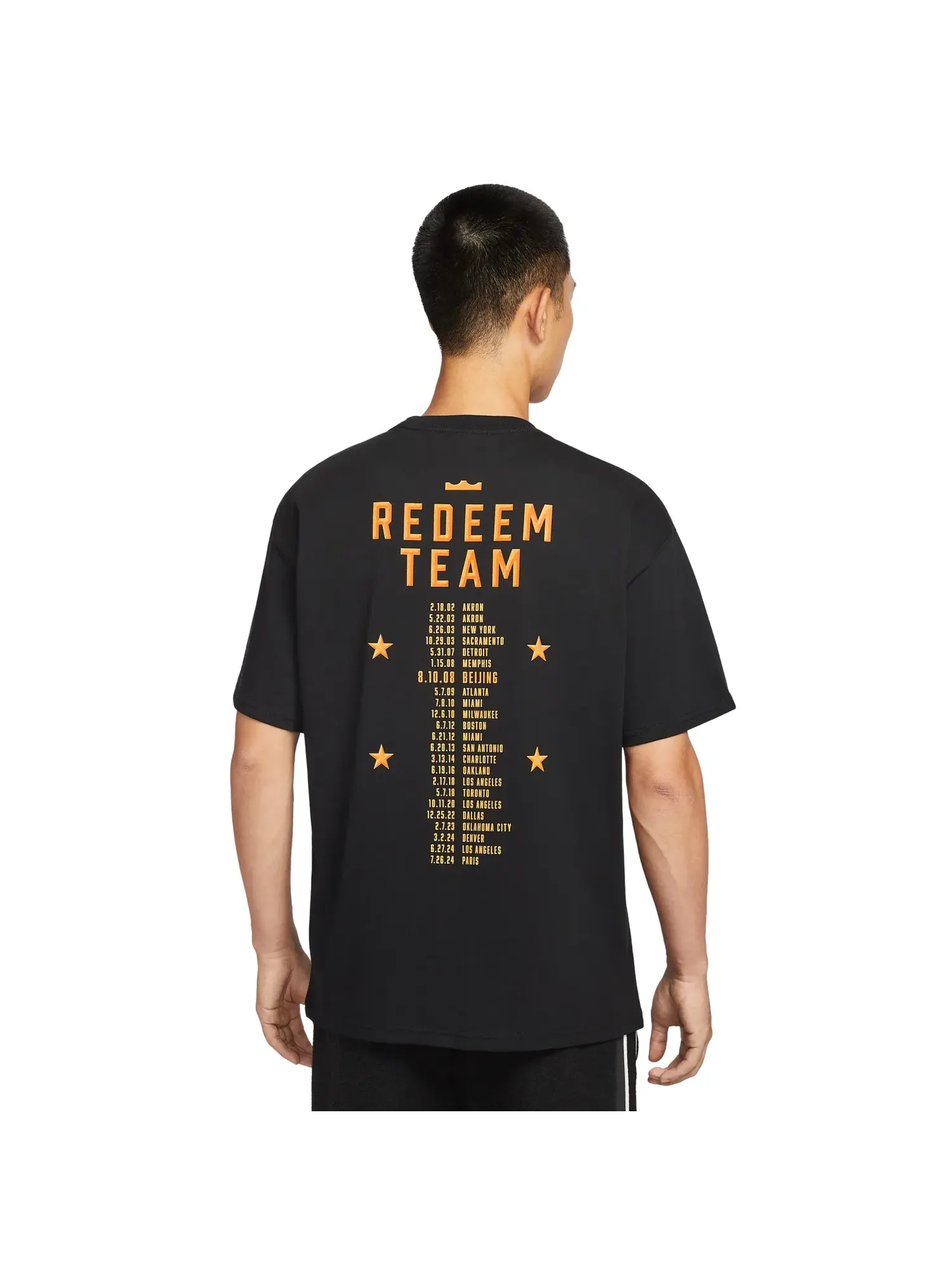 Футболка Nike LeBron 'Out For Redemption' IH8563-045 — изображение 6 из 6, черный
