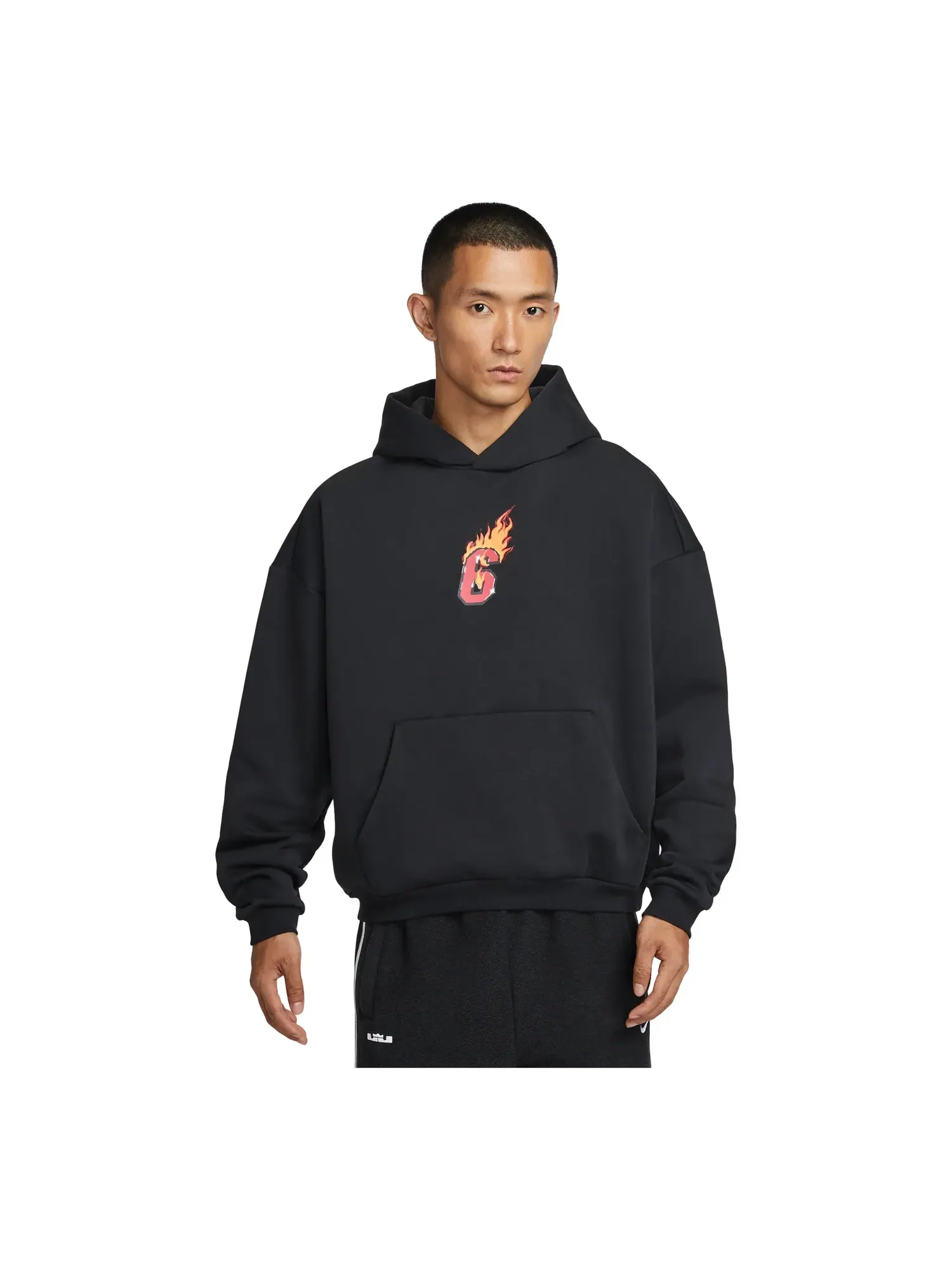 Худи Nike LeBron Therma-FIT, азиатская размерная сетка, модель 'Good Intentions' — изображение 1 из 6, черный