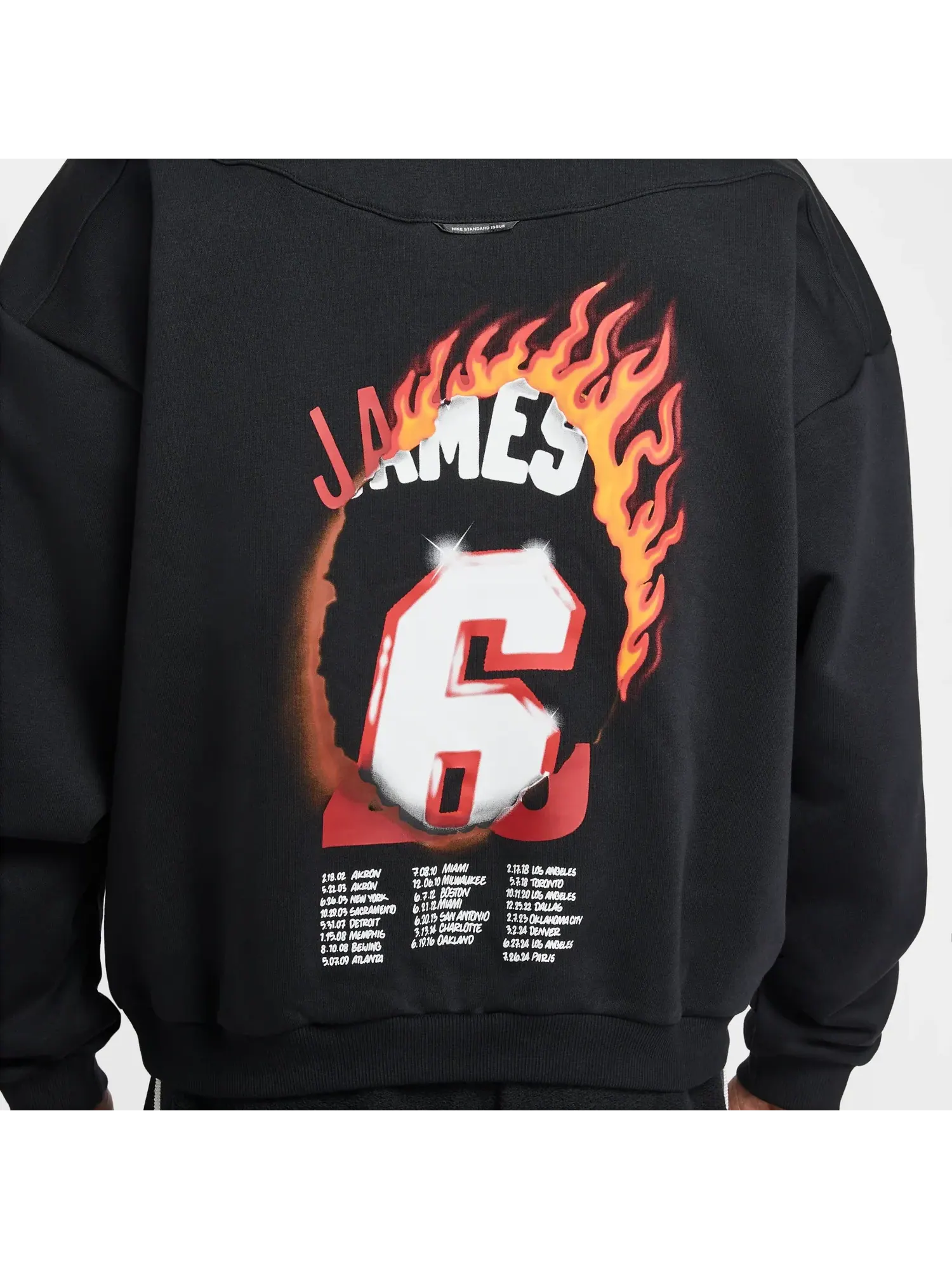 Худи Nike LeBron Therma-FIT, азиатская размерная сетка, модель 'Good Intentions' — изображение 3 из 6, черный
