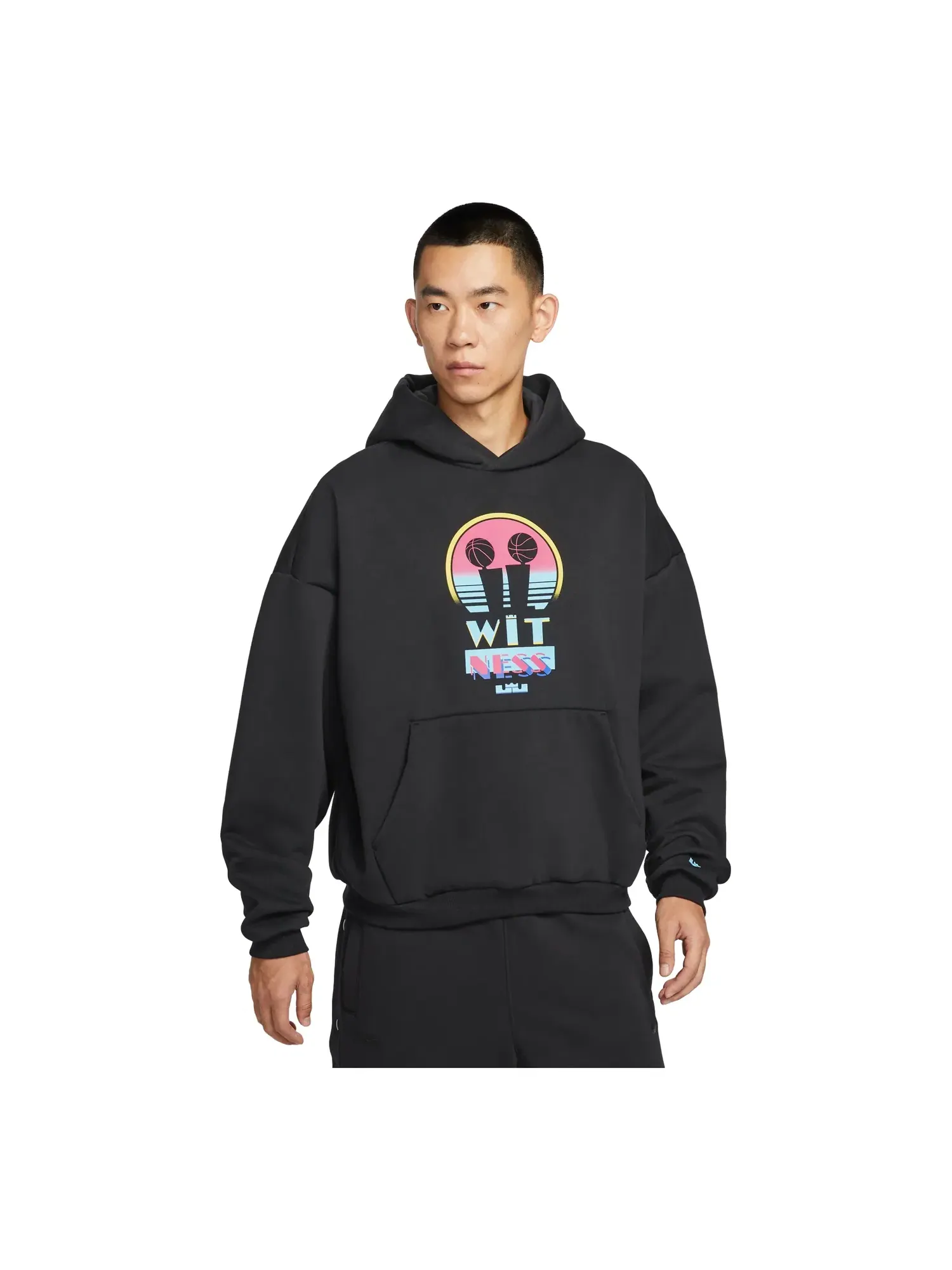 Худи Nike LeBron Standard Issue 'Miami Twice' IH8831-010 — изображение 1 из 6, черный