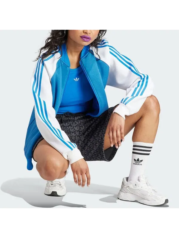 Куртка adicolor classics oversize sst track jacket Adidas — изображение 4 из 4, синий