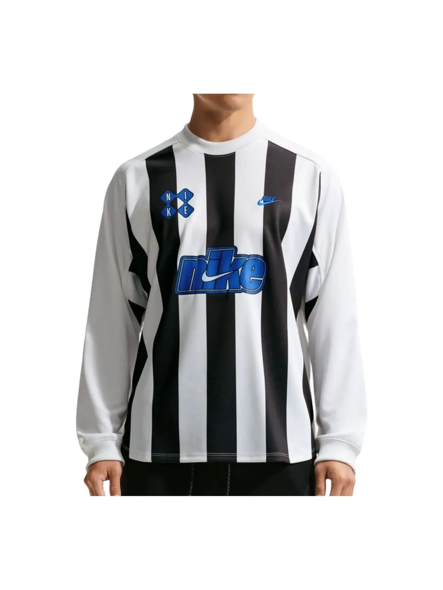 Вратарская футболка Nike Sportswear Club, цвет «Черно-белый, королевский синий», II4366-010 — изображение 1 из 2