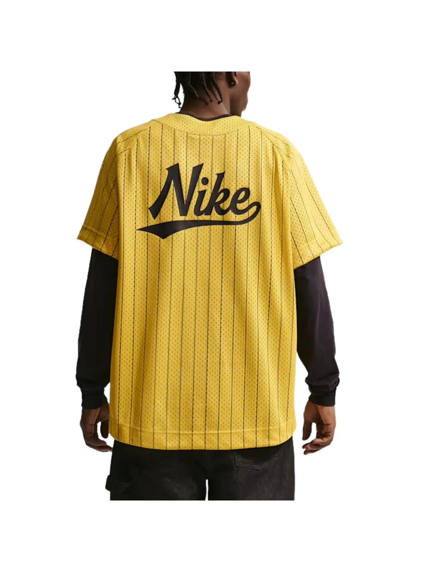 Футболка Nike Sportswear Club 'Saffron Quartz Black' — изображение 2 из 2, черный