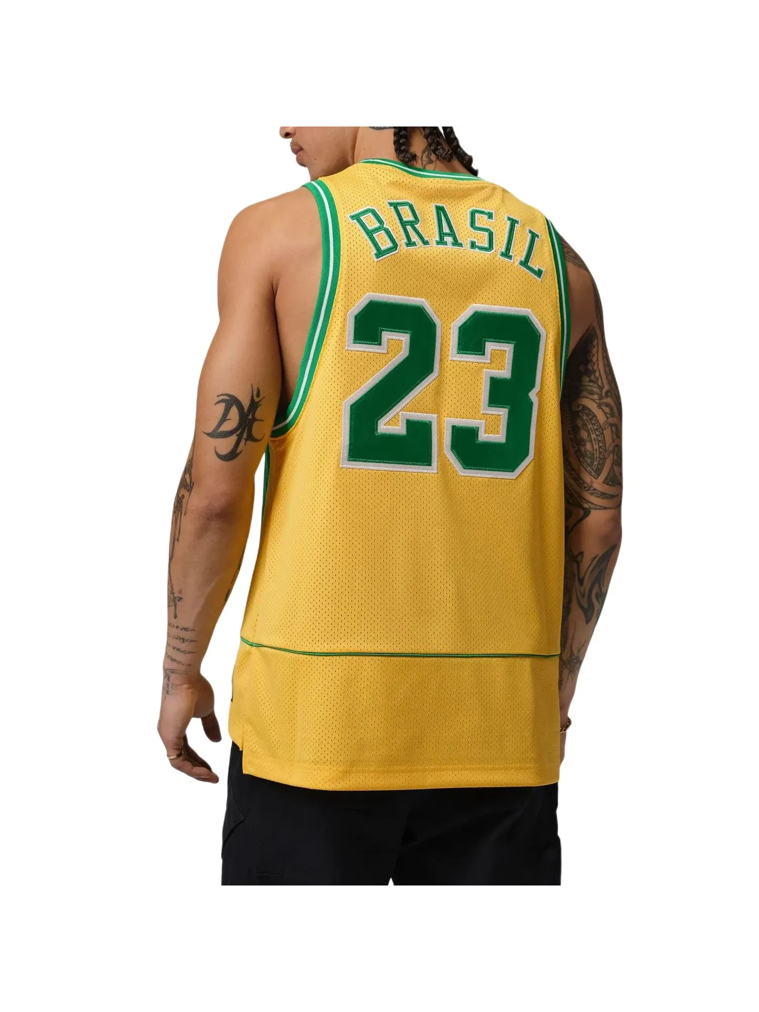 Мужская футболка-джерси Varsity Maize Lucky Green Jordan — изображение 2 из 4, желтый
