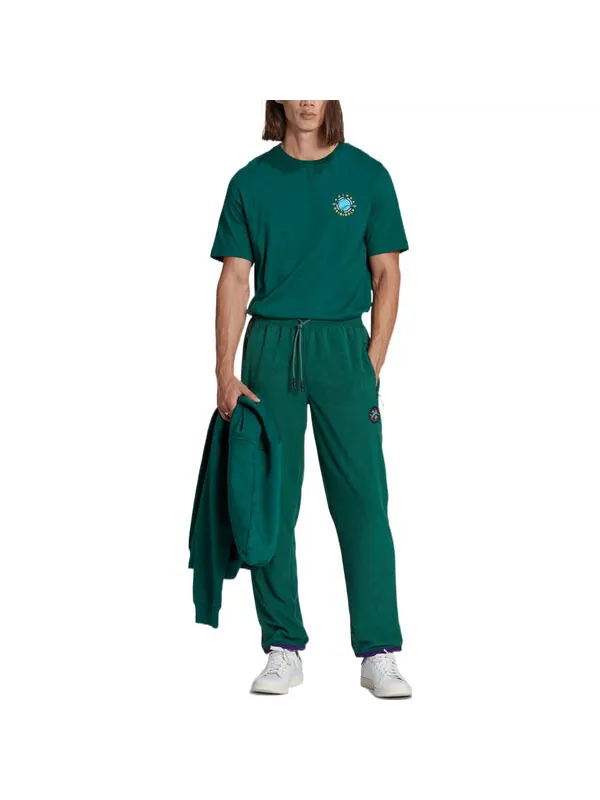 Футболка adidas originals Wander Hour Short Sleeve T-shirt 'Collegiate Green' — изображение 2 из 3, зеленый