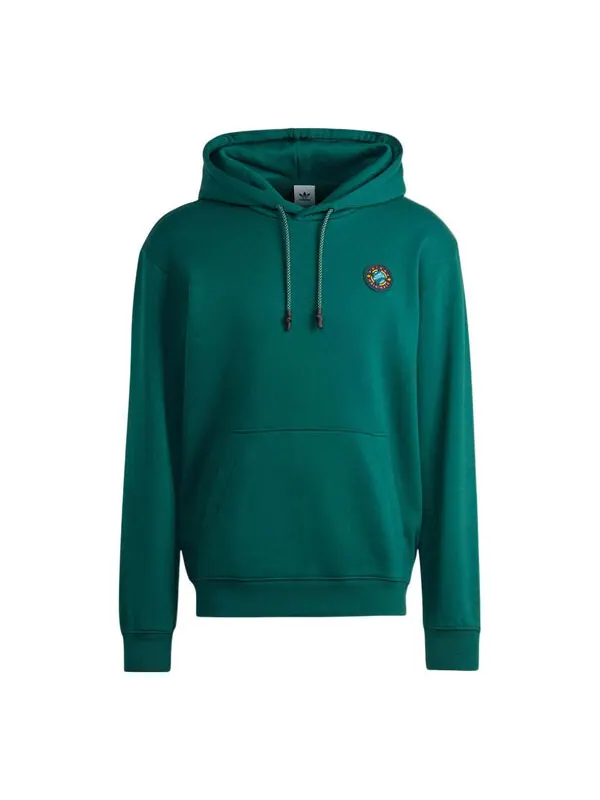 Толстовка adidas originals Wander Hour Pullover Hoodie 'Collegiate Green' — изображение 1 из 4, зеленый
