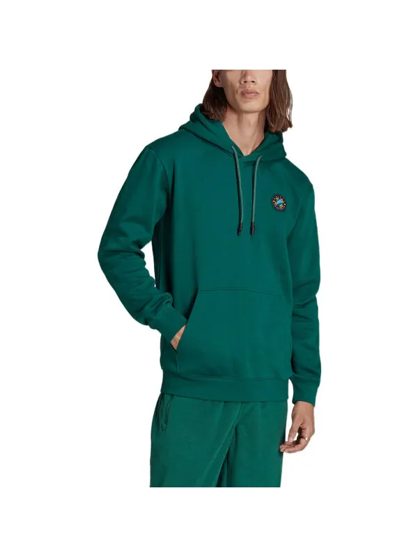 Толстовка adidas originals Wander Hour Pullover Hoodie 'Collegiate Green' — изображение 3 из 4, зеленый