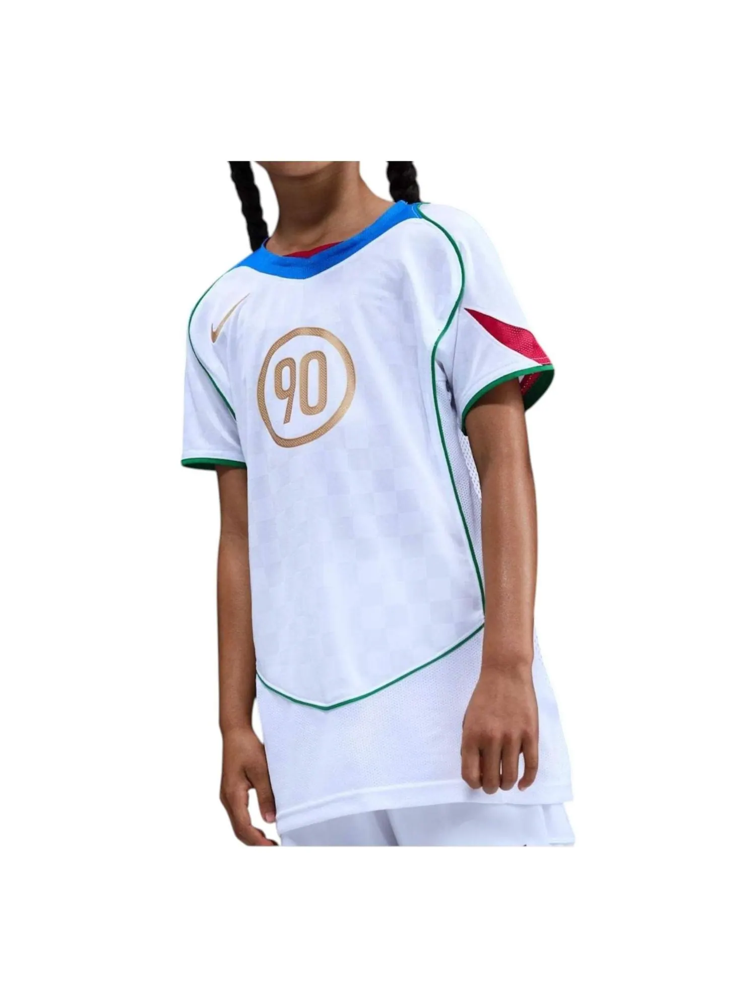 Джерси (GS) Nike Total 90 Dri-FIT Soccer Jersey 'White Italy Blue Red' — изображение 1 из 2, белый