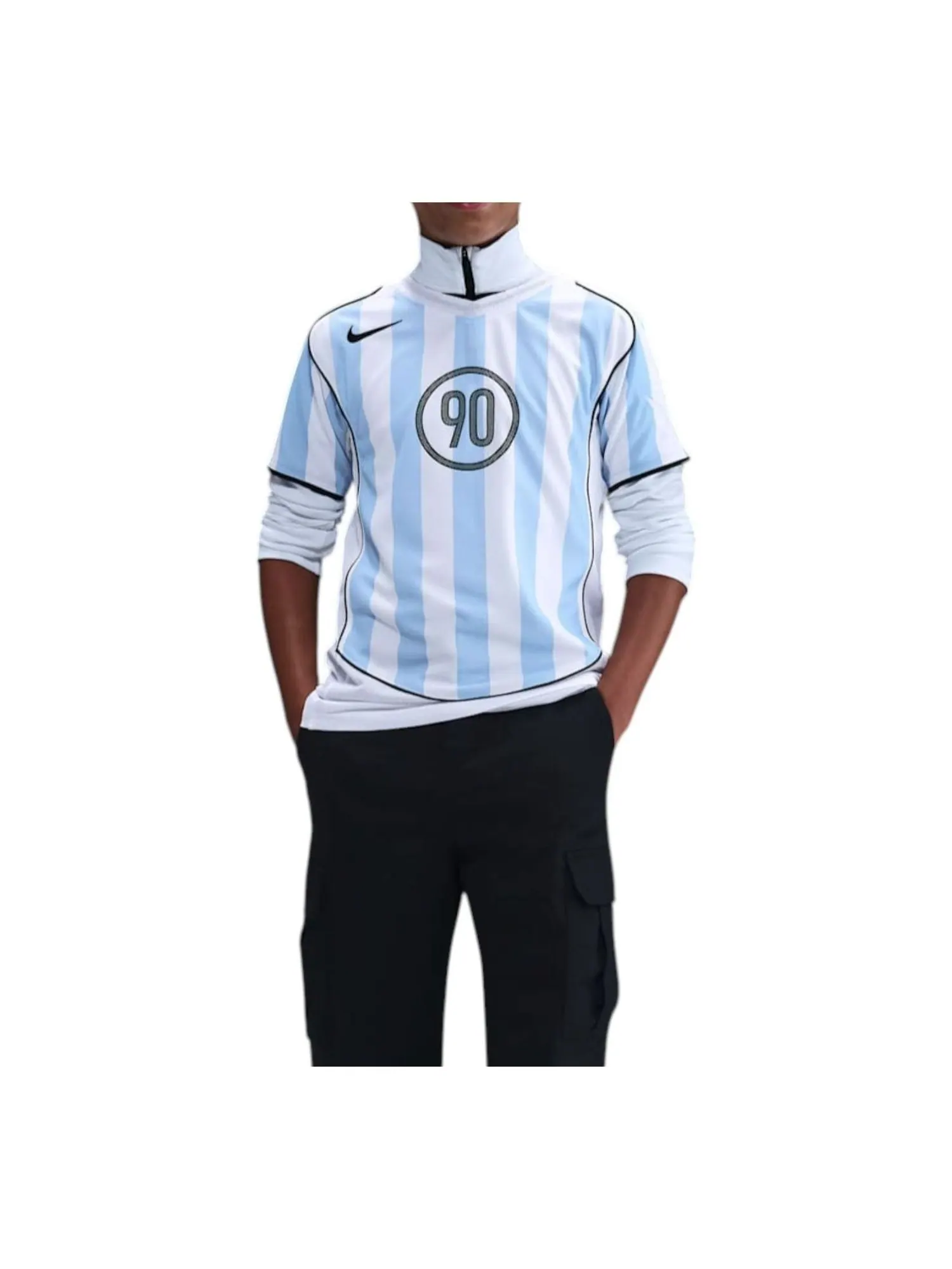 Джерси (GS) Nike Total 90 Dri-Fit Soccer Jersey 'Psychic Blue' — изображение 1 из 2, синий