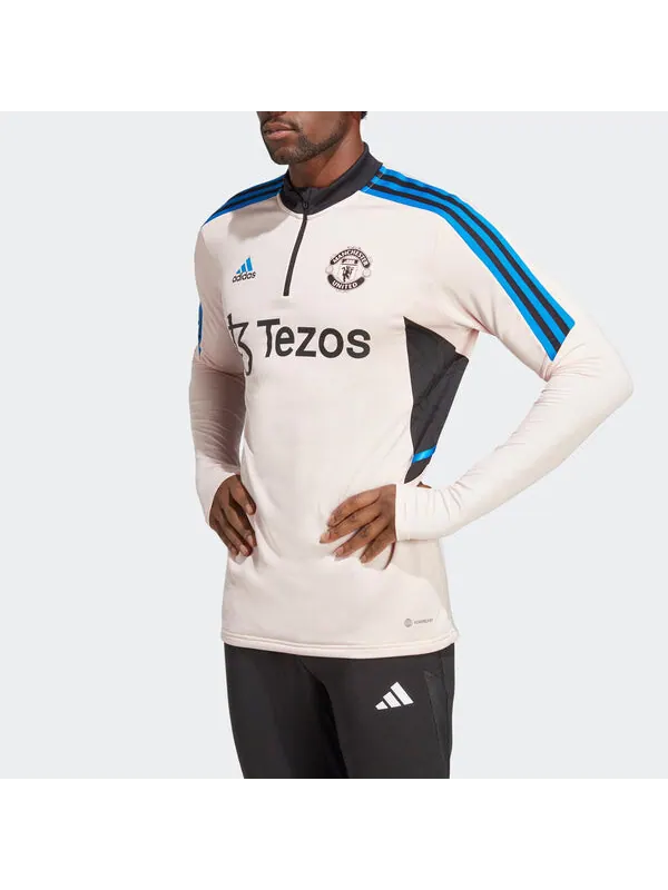 Футболка Adidas Manchester United Condivo 22 Training Top 'Pink' — изображение 4 из 4, розовый