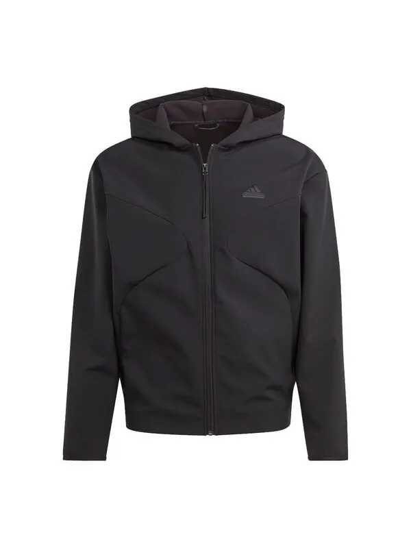 Куртка city escape с капюшоном на молнии Adidas — изображение 1 из 1, черный