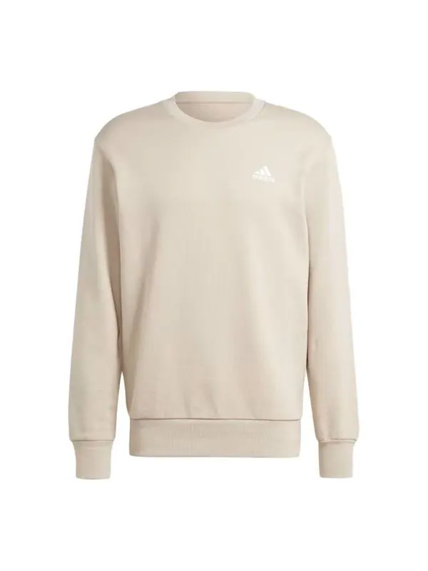 Футболка с логотипом, Толстовка из французского трикотажа Adidas — изображение 1 из 4, бежевый