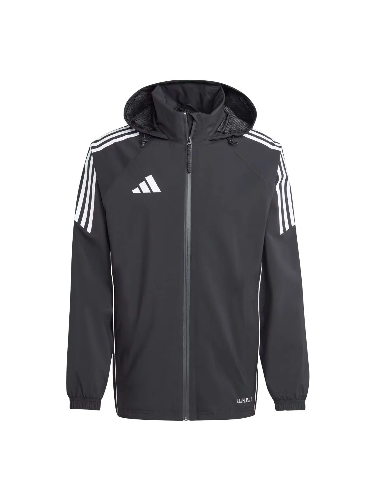 Дождевая куртка Adidas Tiro 24 'Черно-белая' — изображение 1 из 3, черный/белый