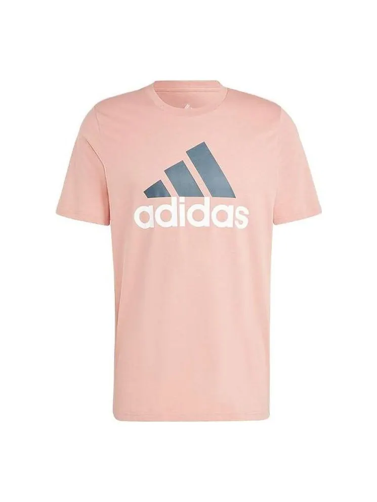 Футболка adidas Essentials Single Jersey Big Logo T-Shirt 'Pink' — изображение 1 из 4, розовый