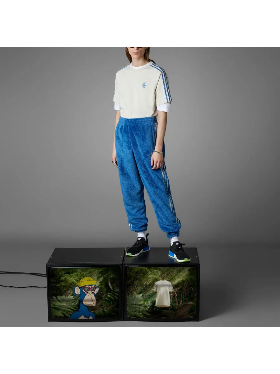 Футболка adidas originals Indigo Herz Fur T-shirt 'Aluminium' — изображение 2 из 6, бежевый