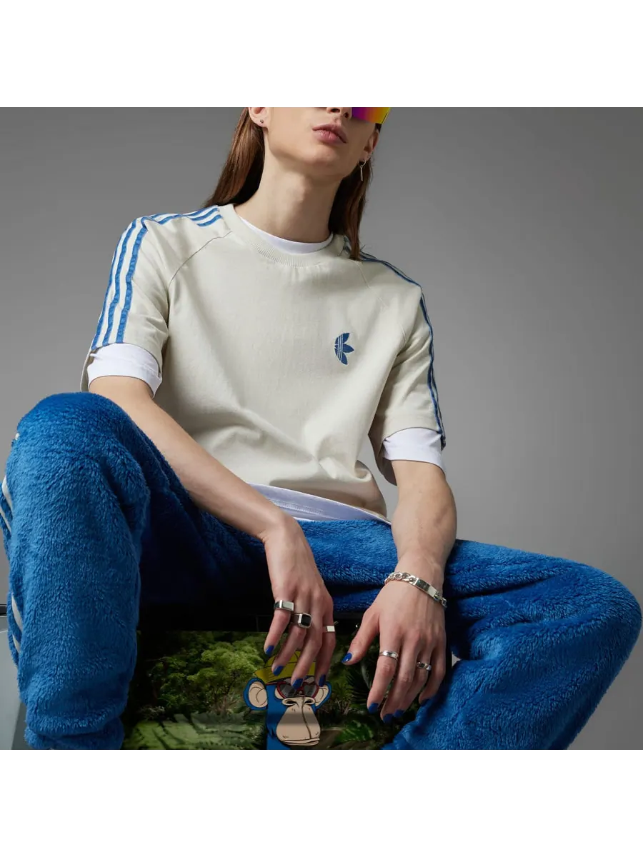 Футболка adidas originals Indigo Herz Fur T-shirt 'Aluminium' — изображение 5 из 6, бежевый