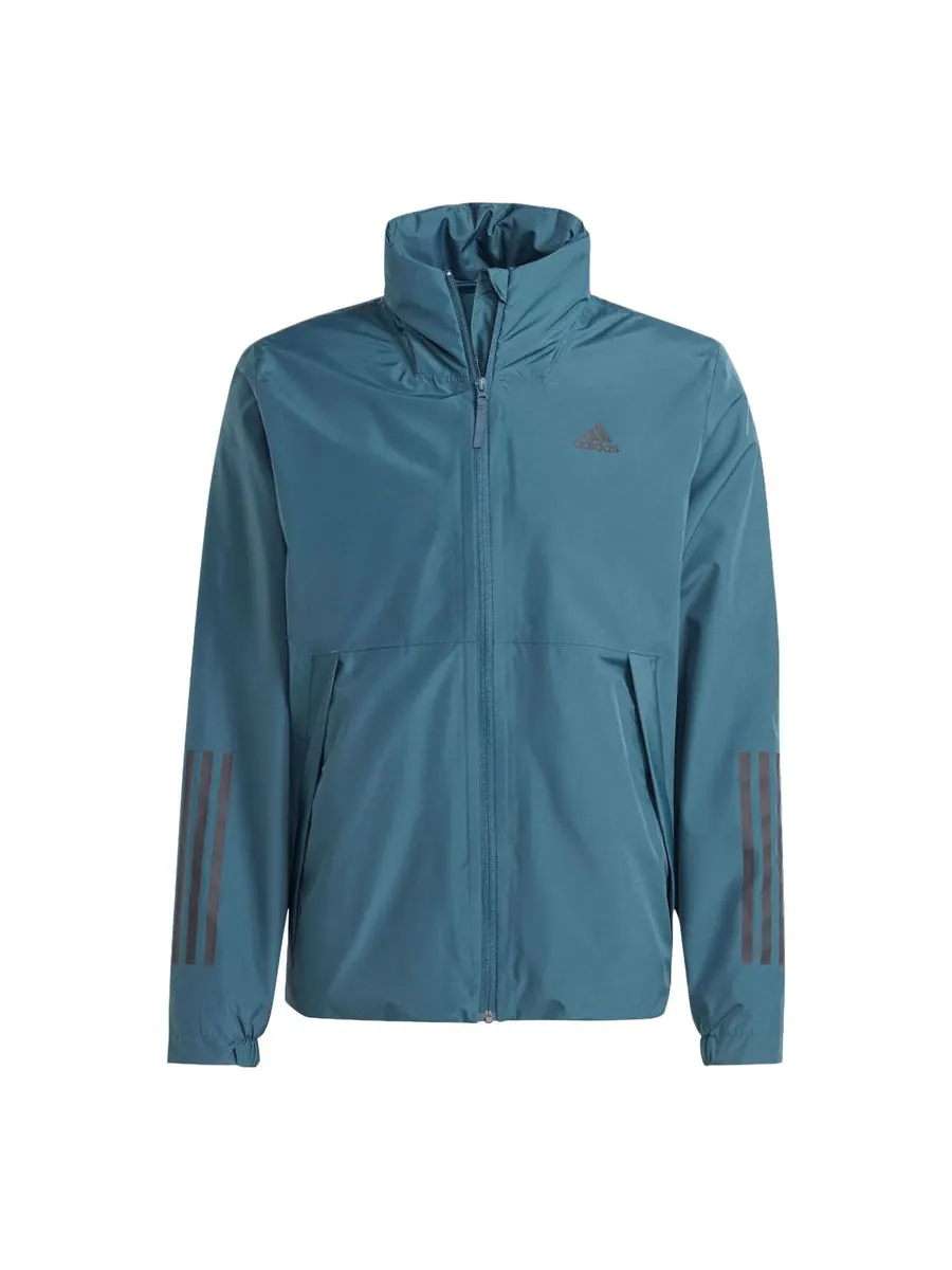 Куртка adidas BSC 3-Stripes Rain.Rdy Jacket 'Teal' — изображение 1 из 4, бирюзовый