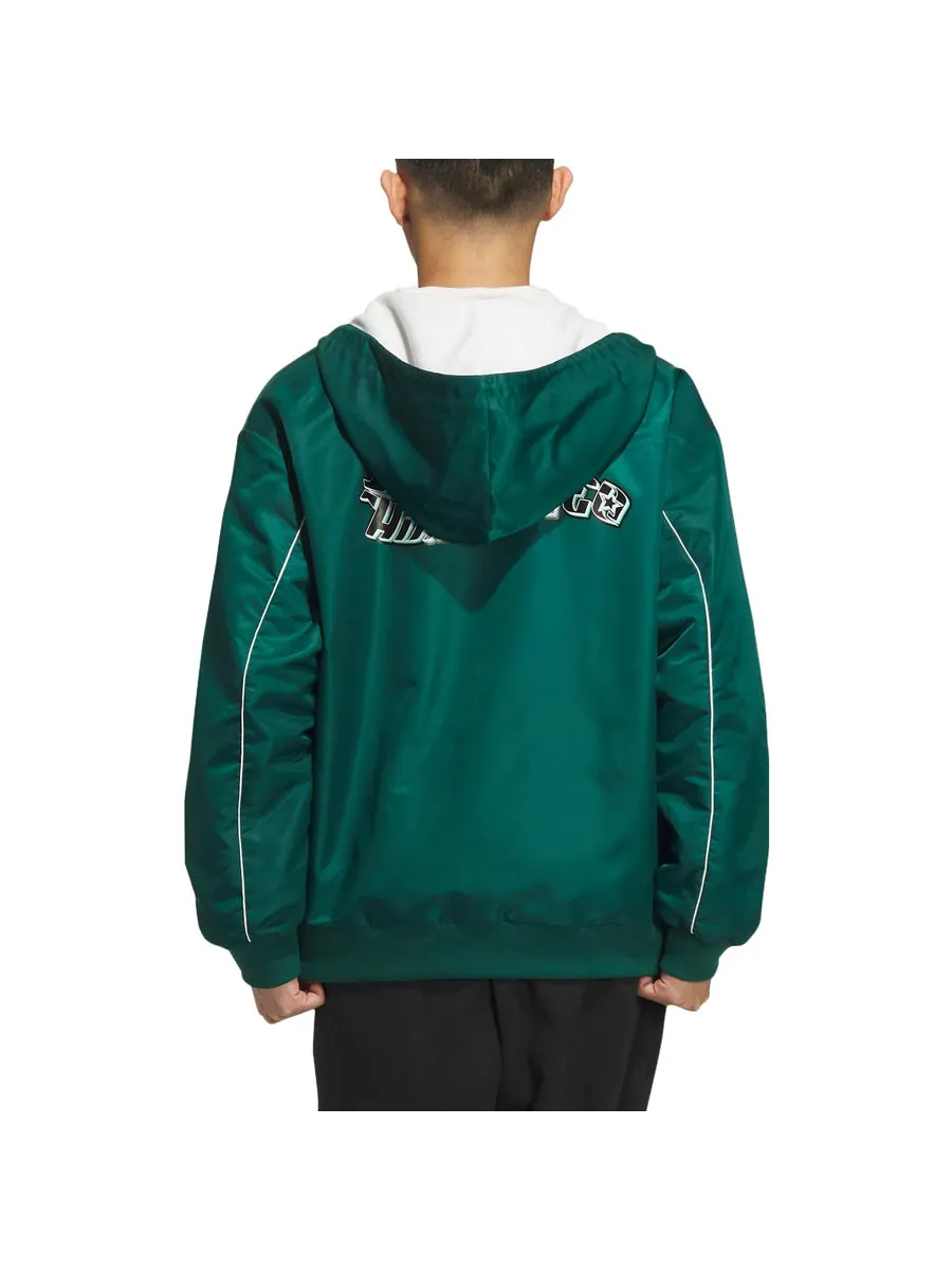 Куртка adidas Originals Track Jacket 'Green' — изображение 3 из 4, зеленый