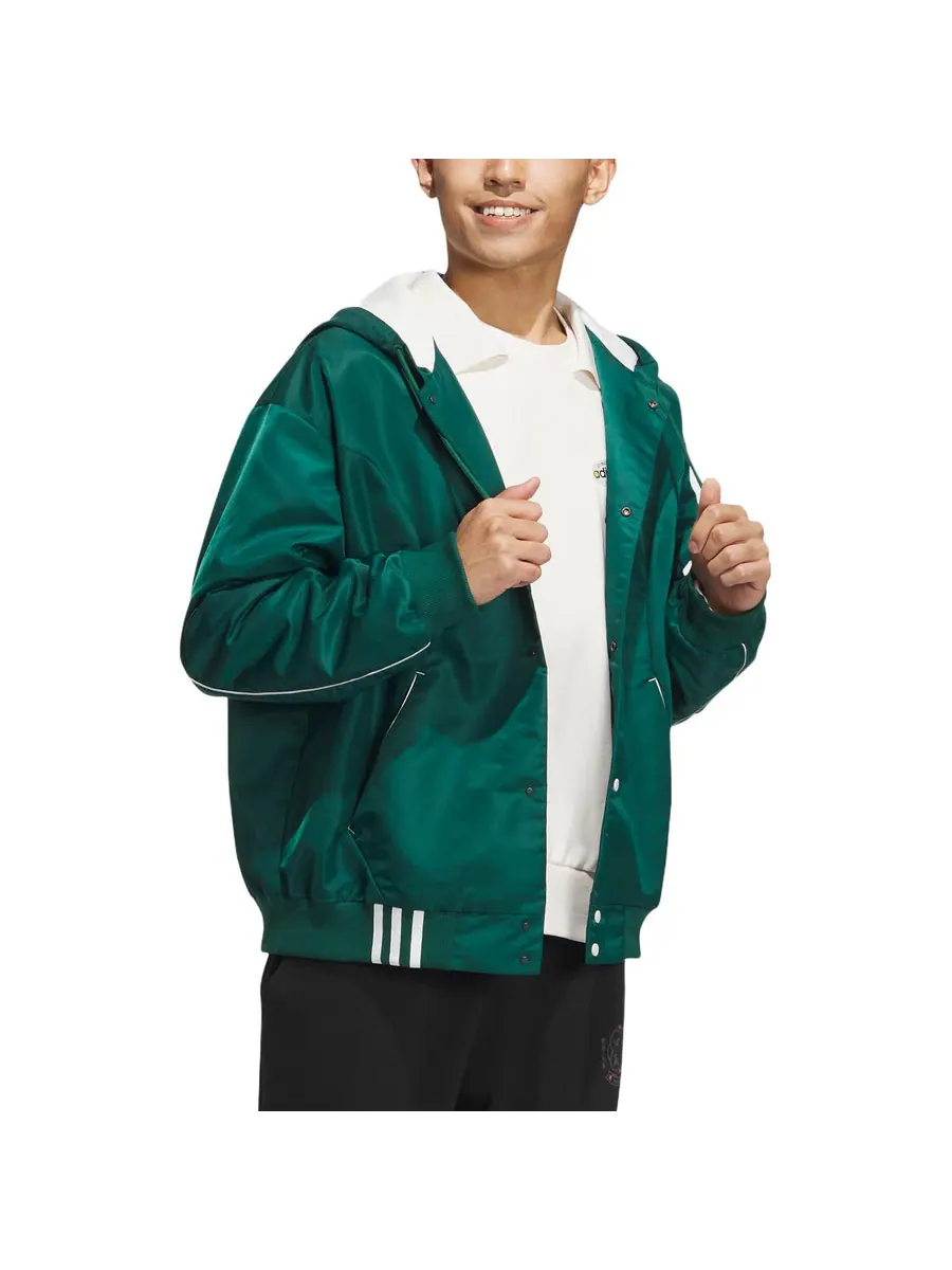 Куртка adidas Originals Track Jacket 'Green' — изображение 4 из 4, зеленый