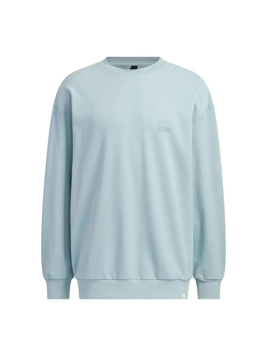 Свитер adidas Essential Sweatshirt 'Teal' — изображение 1 из 6, бирюзовый