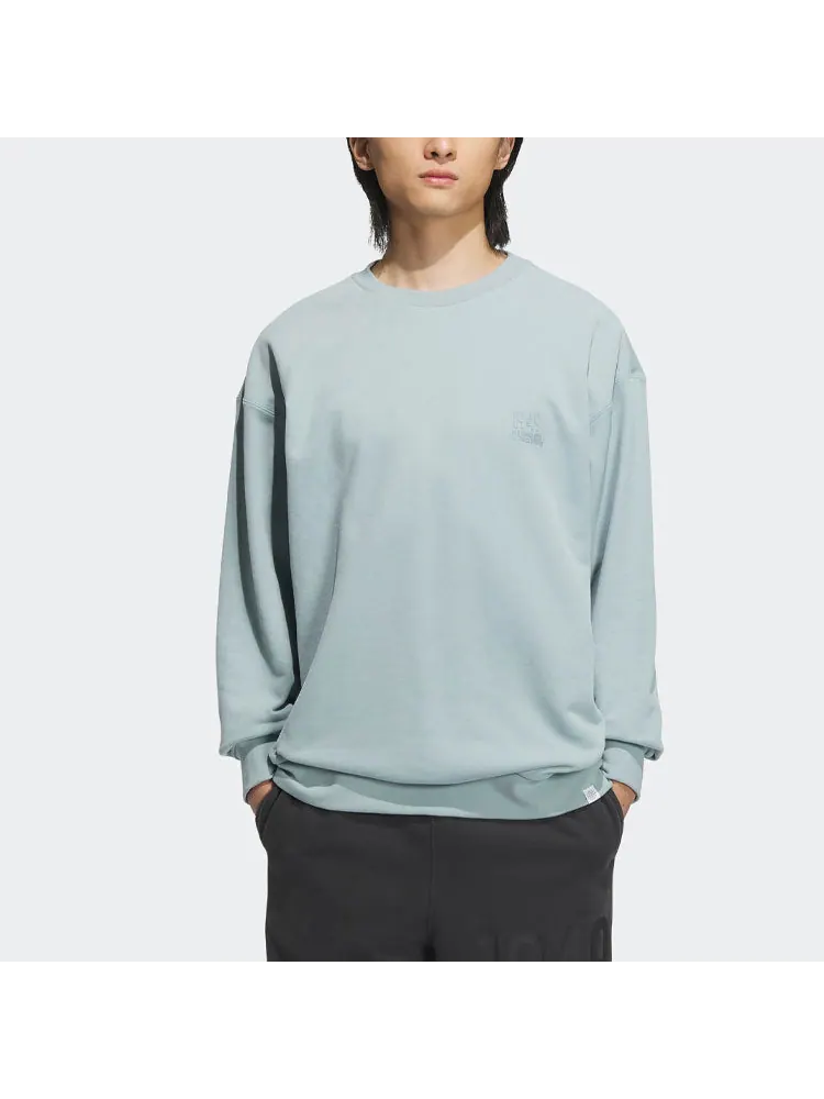 Свитер adidas Essential Sweatshirt 'Teal' — изображение 2 из 6, бирюзовый