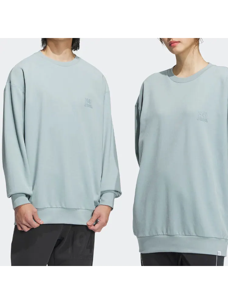 Свитер adidas Essential Sweatshirt 'Teal' — изображение 5 из 6, бирюзовый