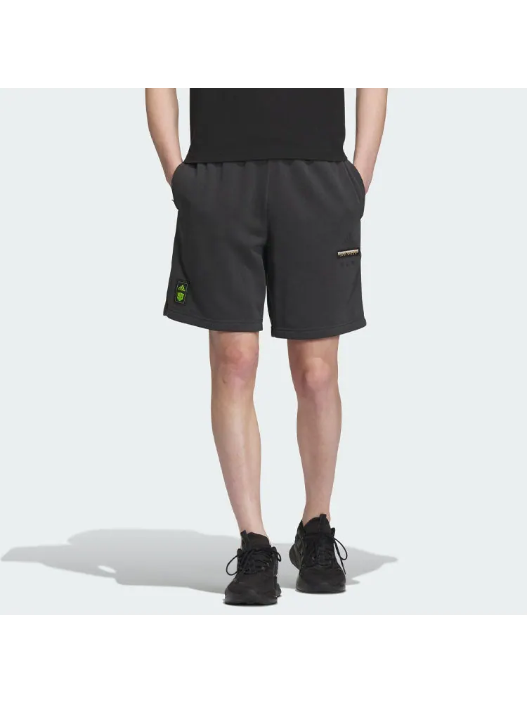 Спортивные шорты adidas Transformers Shorts 'Carbon' IK3497 — изображение 2 из 4, угольный