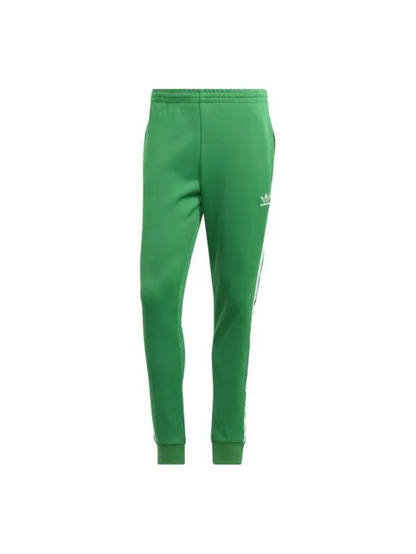 Штаны adicolor classics sst спортивные штаны Adidas — изображение 1 из 3, зеленый