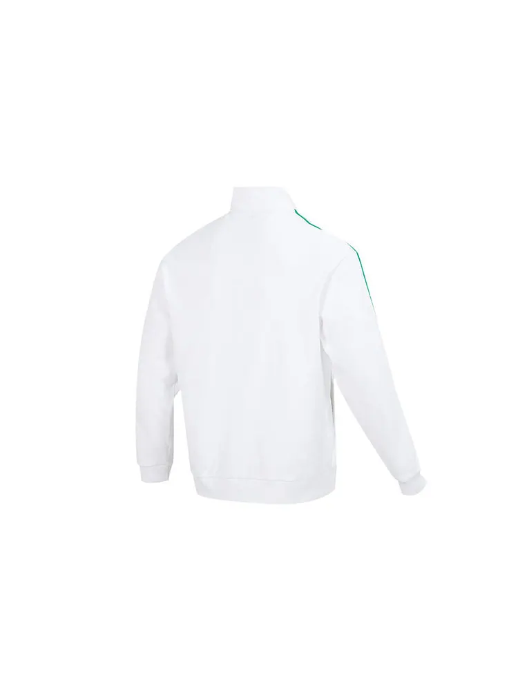 Худи adidas Half-Zip Top 'White Green' — изображение 2 из 5, белый