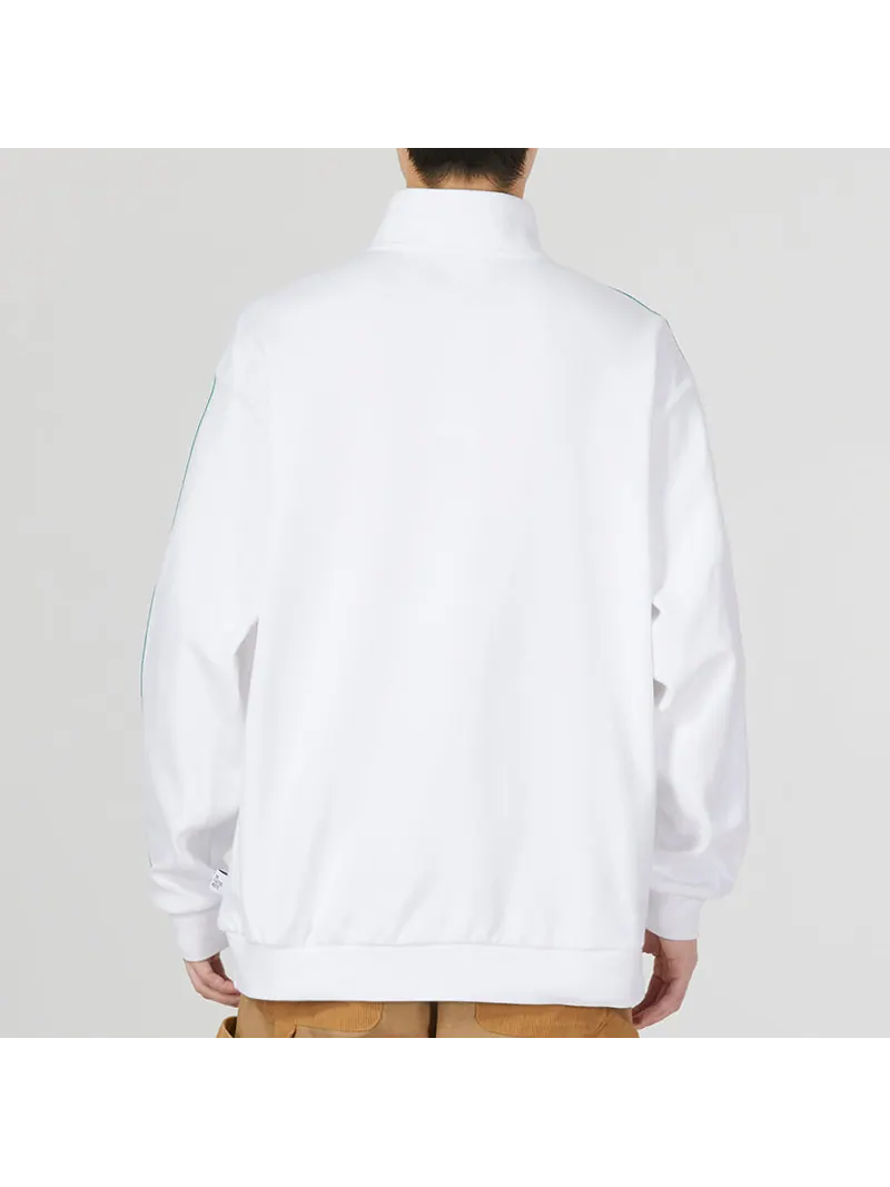 Худи adidas Half-Zip Top 'White Green' — изображение 4 из 5, белый