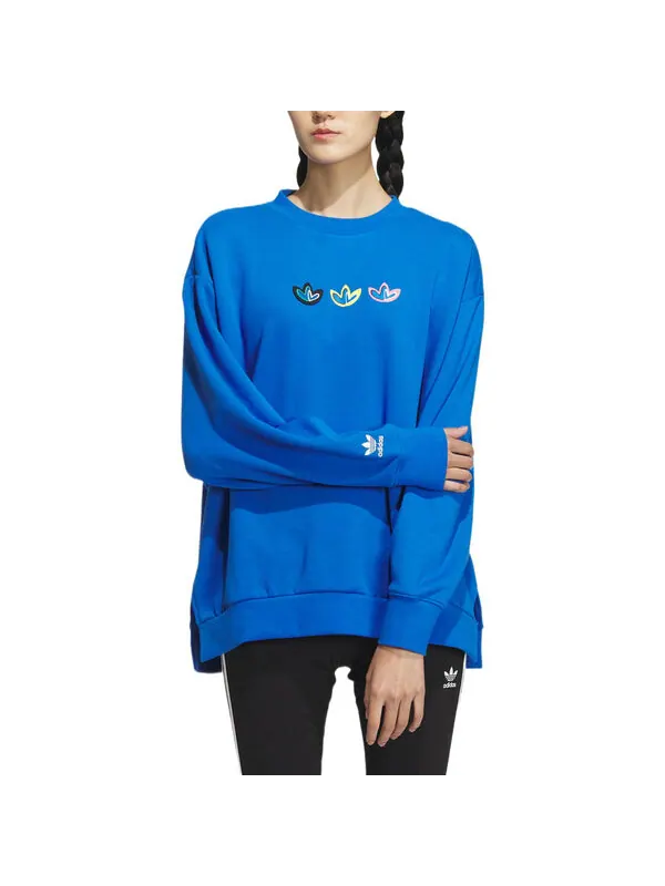 Свитера оригиналы v day crew свитшот Adidas — изображение 2 из 4, синий