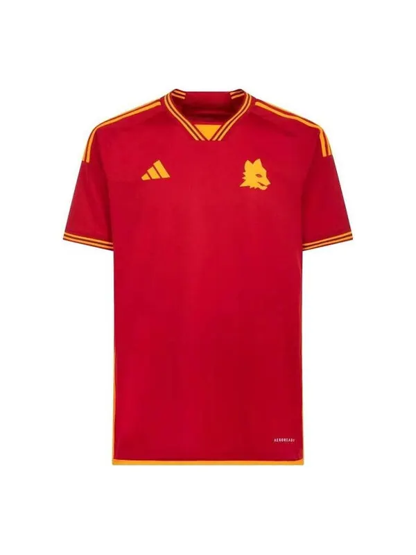 Футболка как домашняя футболка Ромы 23 24 Adidas — изображение 1 из 2, красный/мульти