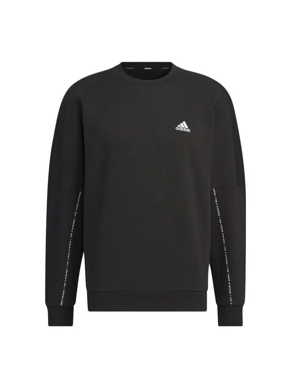 Свитера слово флис экипаж Adidas — изображение 1 из 1, черный